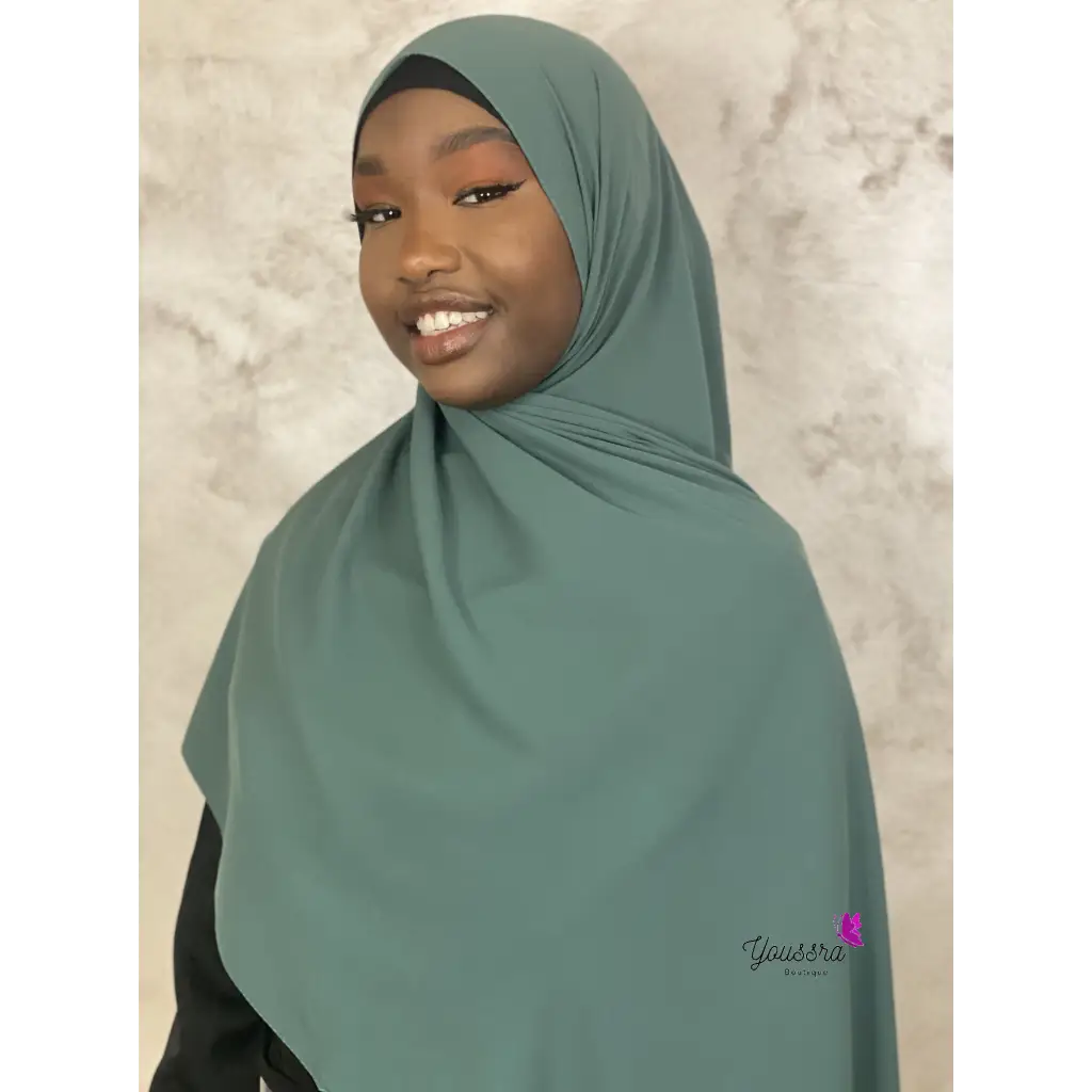 Jilbab vert emeraude sale