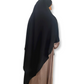 Khimar XL en Soie de Médine Luxe Noir