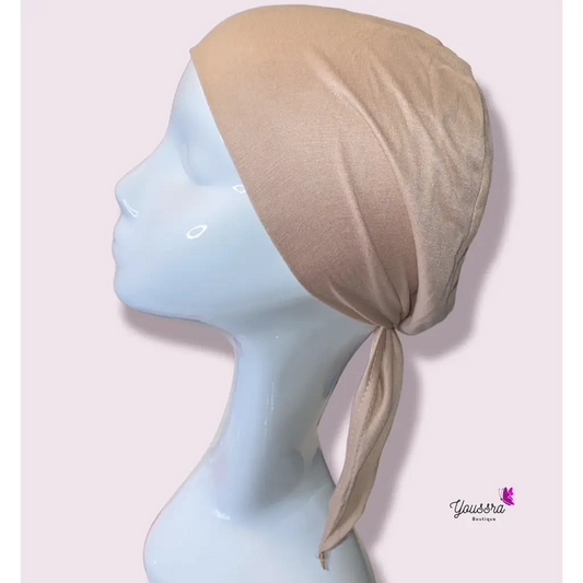 Bonnet à Nouer Beige