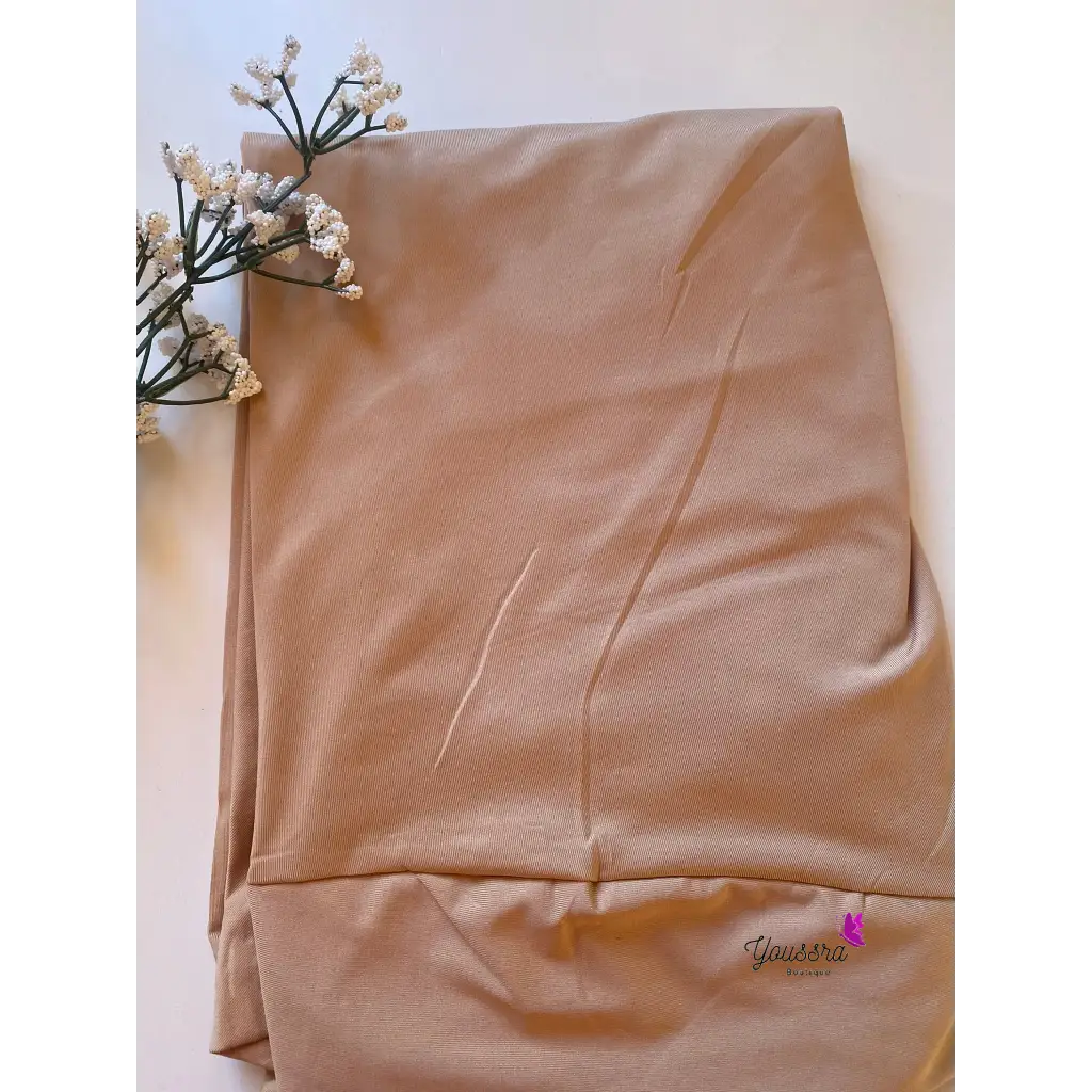 Hijab en Jersey Premium lycra à nouer - Camel