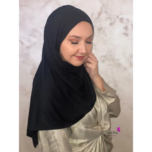 Hijab en Jersey Premium Noir