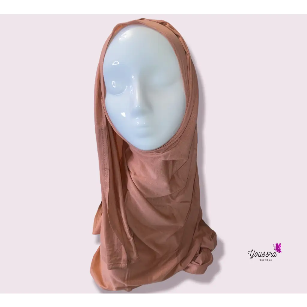 Hijab en Jersey Premium Vieux Rose