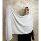 Hijab en Soie de Médine Luxe Blanc