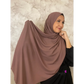 Hijab en Soie de Médine Luxe Taupe