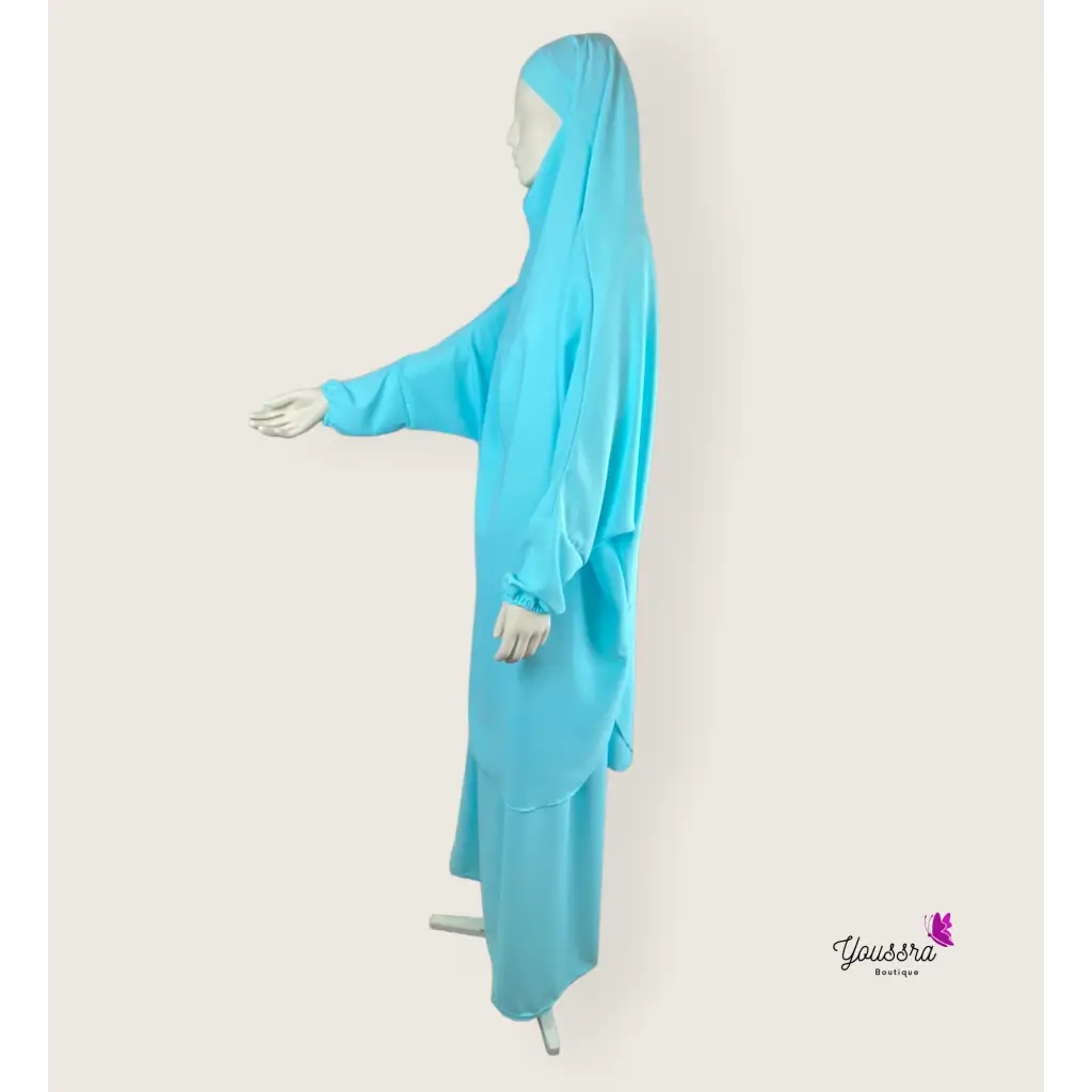 Jilbab 2 Pièces en Soie De Médine