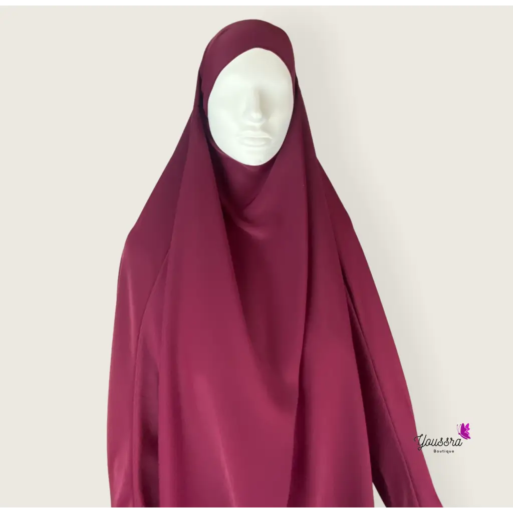 Jilbab 2 Pièces en Soie De Médine