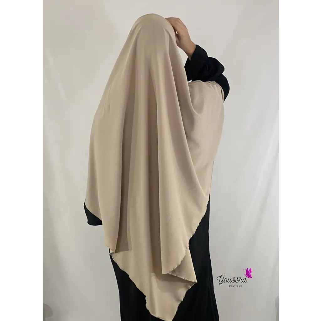 Khimar en Soie de Médine Crème