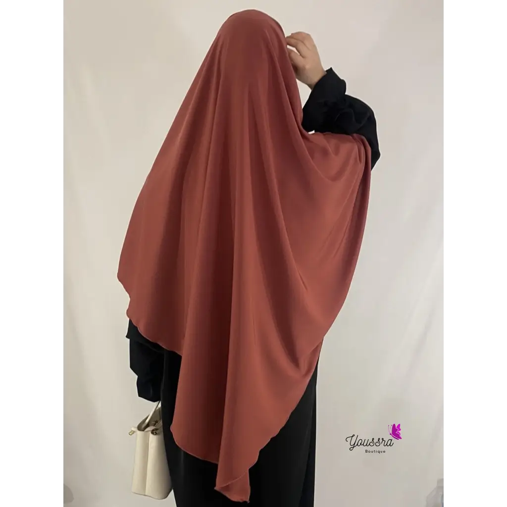 Khimar en Soie de Médine Terracota